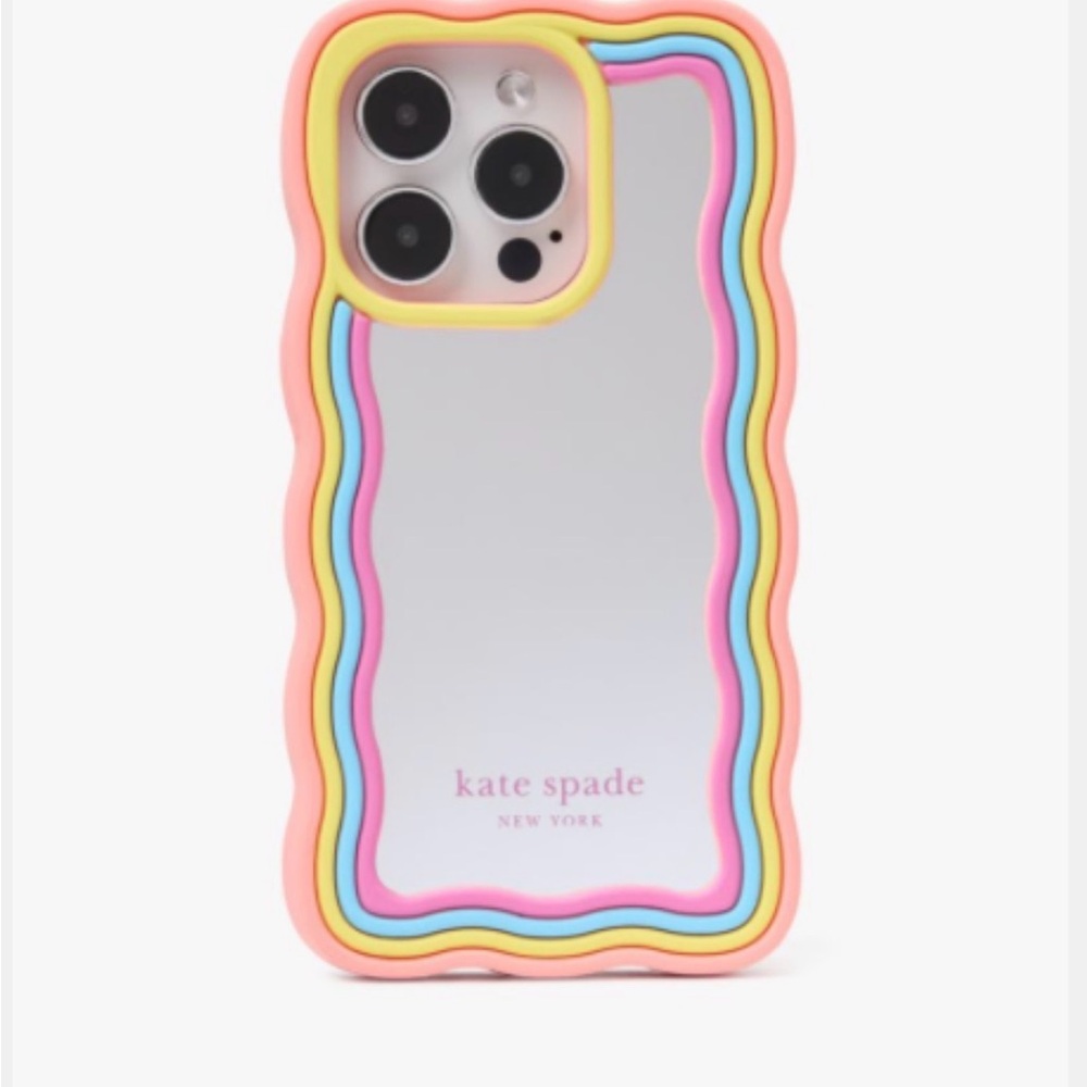 Kate Spade Pastel Rainbow iPhone 15 Case